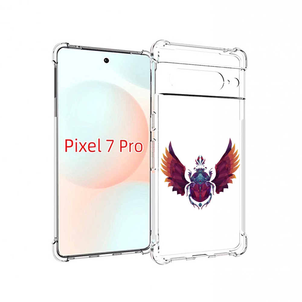 

Чехол Mypads Алмазный Скоробей Для Google Pixel 7 Pro, Прозрачный, Tocco