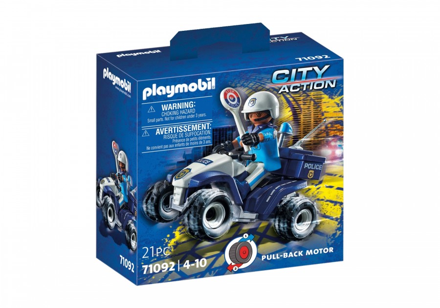 

Конструктор Playmobil 71092 полицейский квадроцикл, 71092