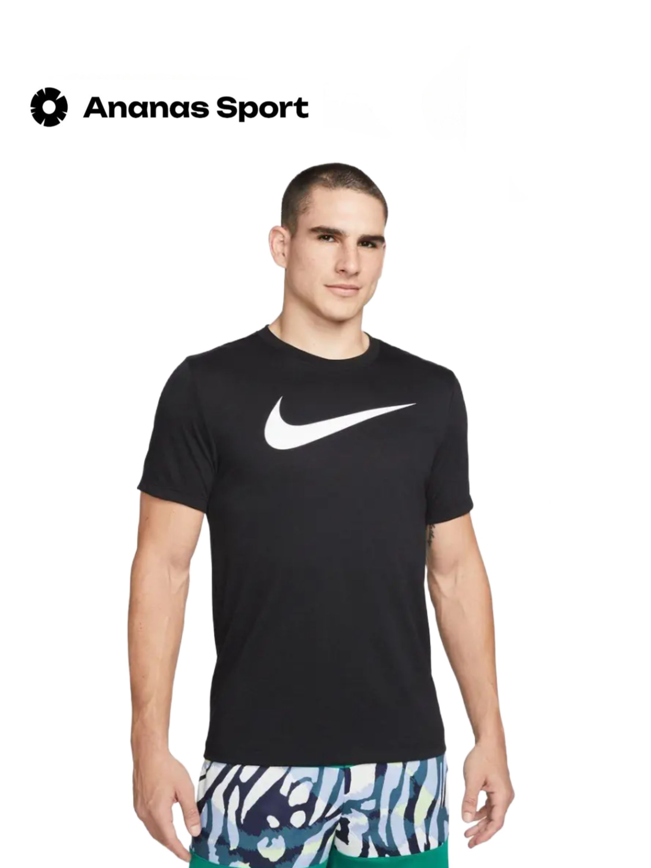 

Футболка мужская Nike CW6936-010 черная L, Черный, CW6936-010