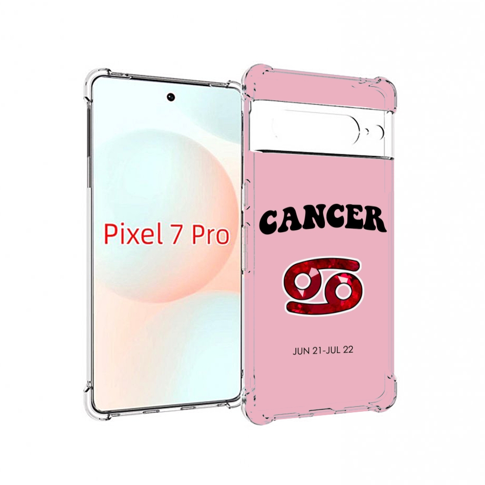 

Чехол Mypads Знак Зодиака Рак 1 Для Google Pixel 7 Pro, Прозрачный, Tocco