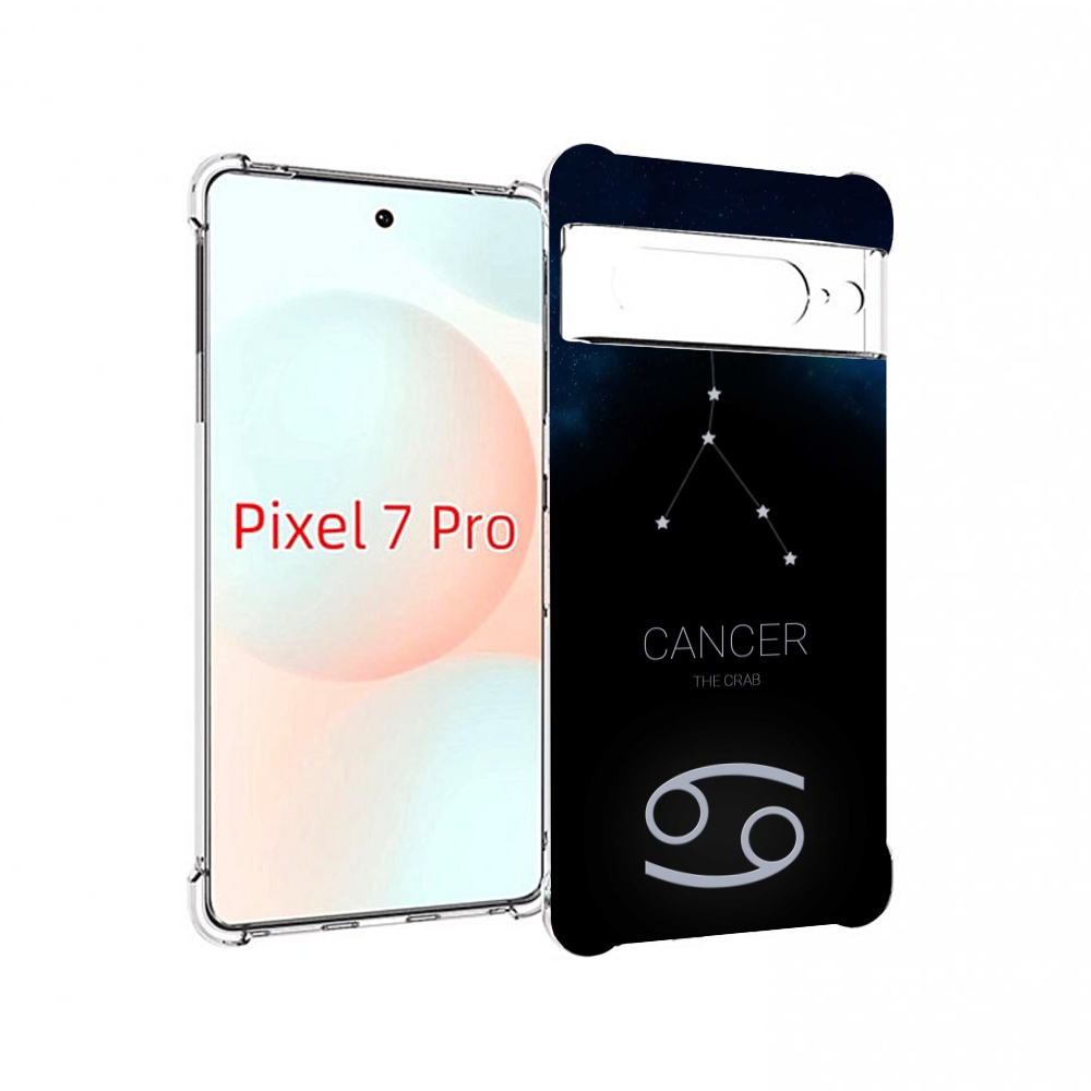 

Чехол Mypads Знак Зодиака Рак 2 Для Google Pixel 7 Pro, Прозрачный, Tocco