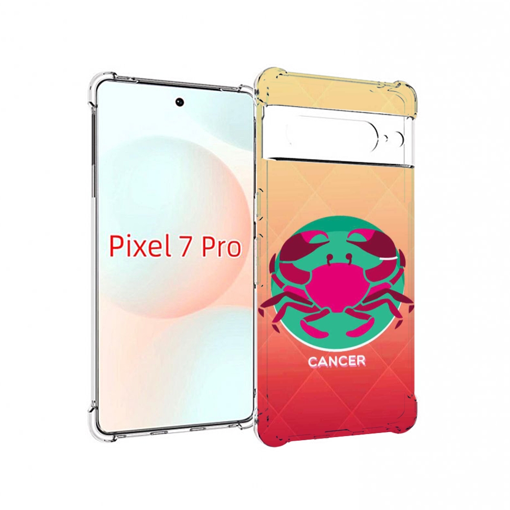 

Чехол Mypads Знак Зодиака Рак 4 Для Google Pixel 7 Pro, Прозрачный, Tocco