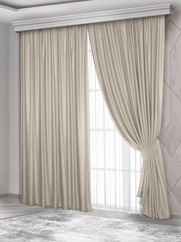 Комплект штор Raccolto Премиум Софт 250*270 2шт Бежевый