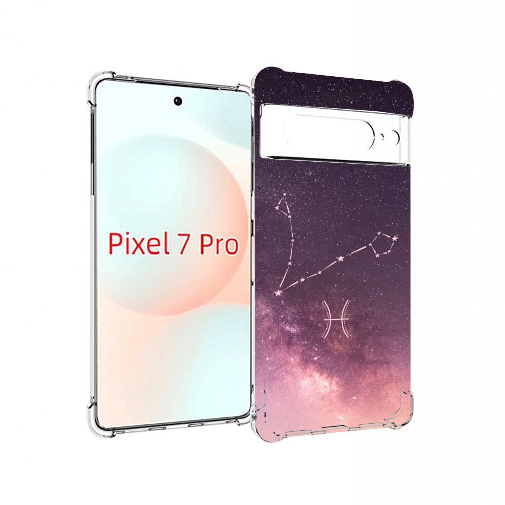 

Чехол Mypads Знак Зодиака Рыбы 5 Для Google Pixel 7 Pro, Прозрачный, Tocco