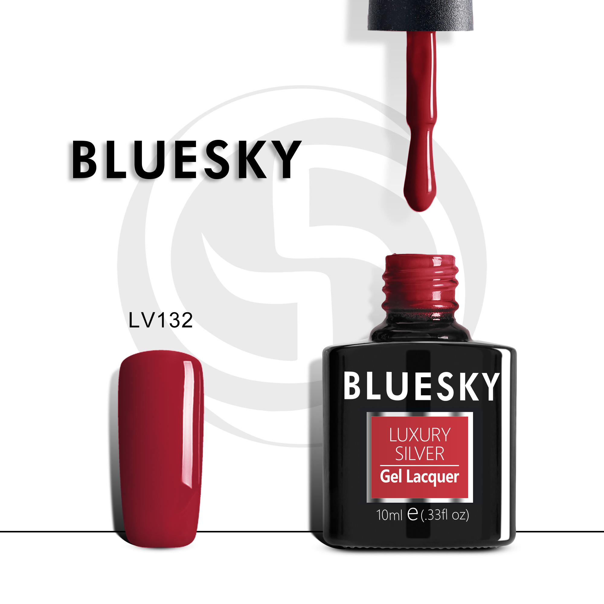 

Гель-лак №132 Luxury Silver 10 мл, BLUESKY