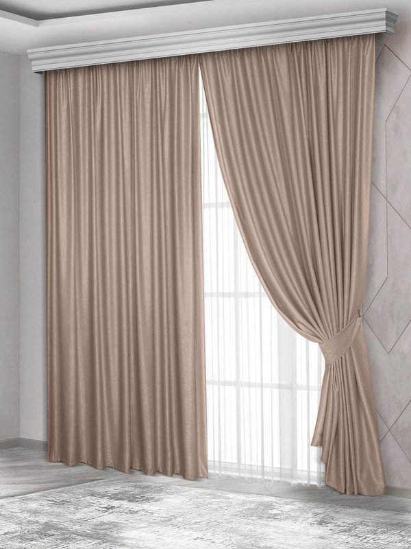 Комплект штор Raccolto Премиум Софт 250*270 2шт Какао