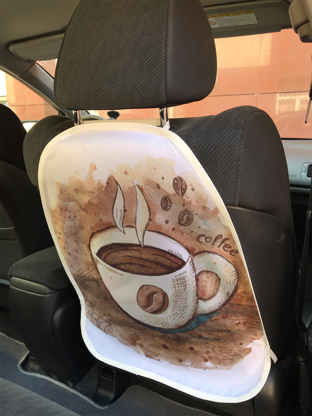 

Накидка на спинку сиденья JoyArty Чашка кофе, 45х62, Чашка кофе