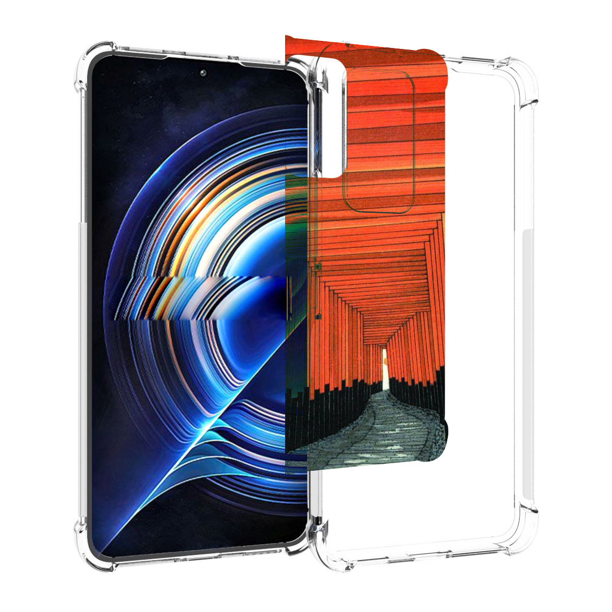 

Чехол MyPads красный коридор для Tecno Camon 19 Neo, Прозрачный, Tocco