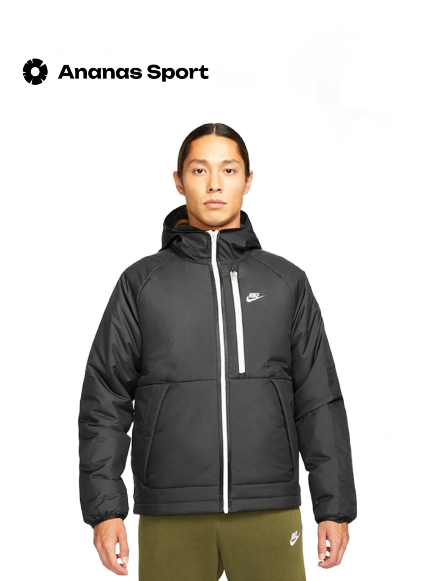 

Куртка мужская Nike DD6858-010 черная L, Черный, DD6858-010