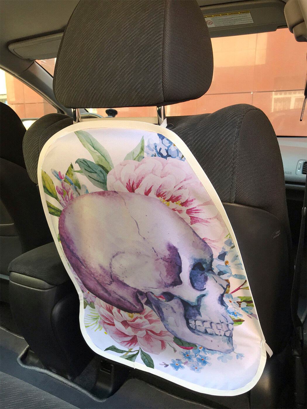 

Накидка на спинку сиденья JoyArty Череп в цветах, 45х62, Череп в цветах