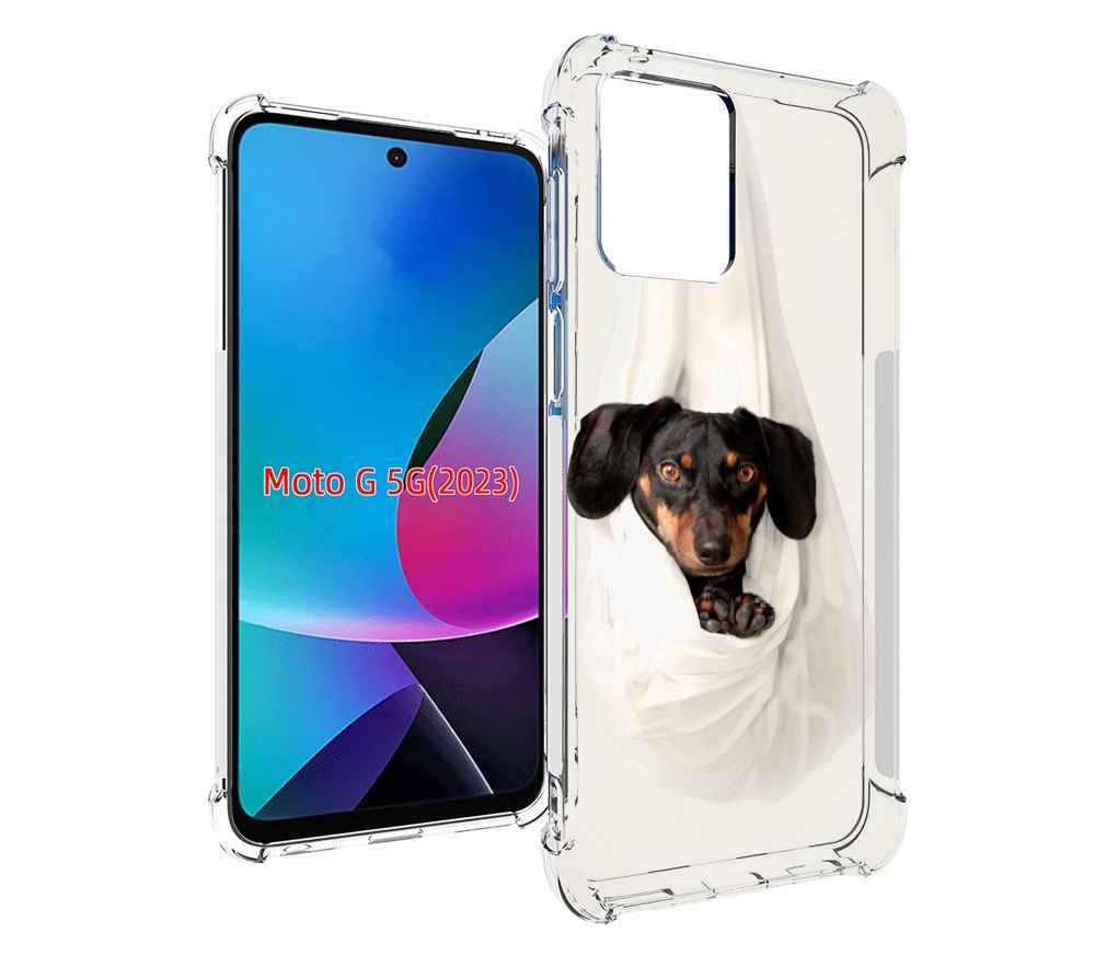 

Чехол MyPads такса собака для MOTO G 5G 2023, Tocco