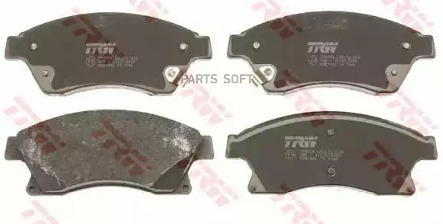 

Колодки дисковые п. opel astra 1.4/1.6/1.3d 09> Gdb1843 =1431 12 [542120]