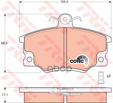 

Колодки дисковые п. fiat tempra 1.4i-1.9d/td 89-96 Gdb458 =tar370=146 14=571309b