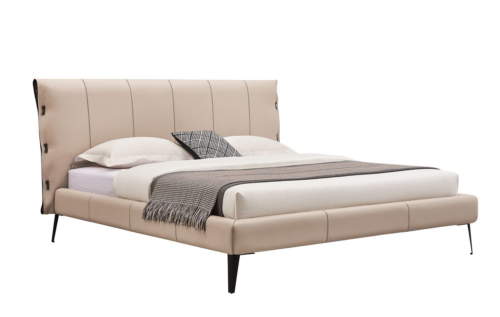 фото Кровать esf gc1727 180х200 бежевый pc019-9042/sa135