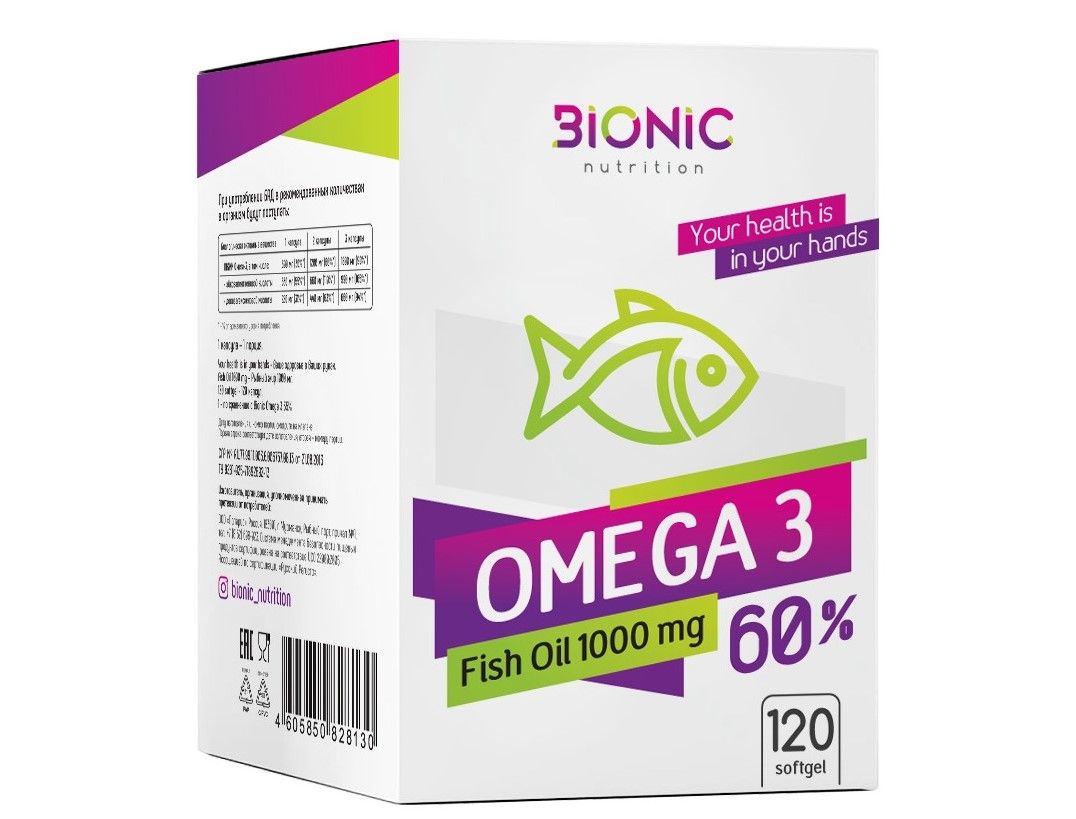 

Bionic Omega 3 60% (120 капс.)