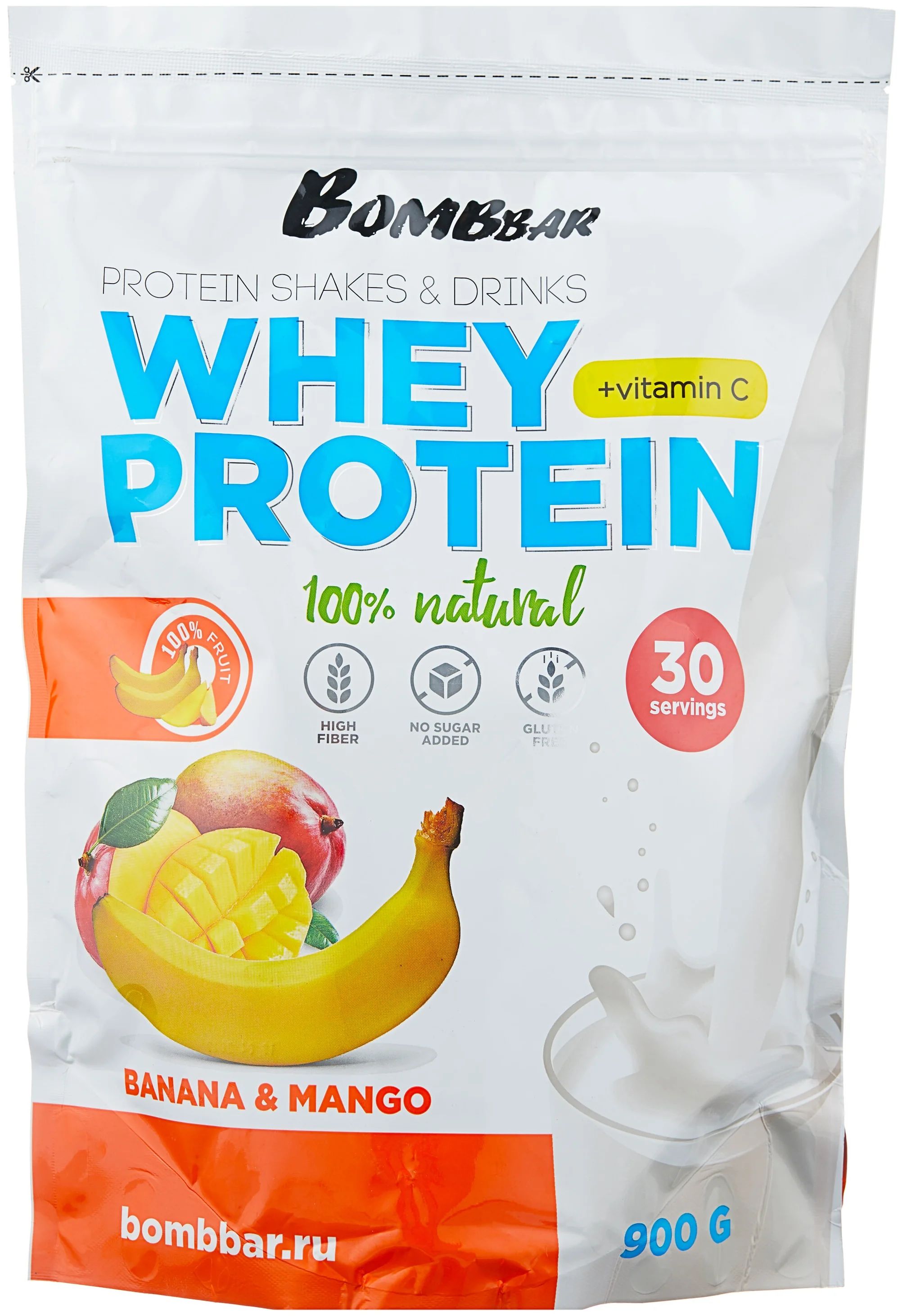 

Bombbar Whey protein (900 гр) (банан-манго)