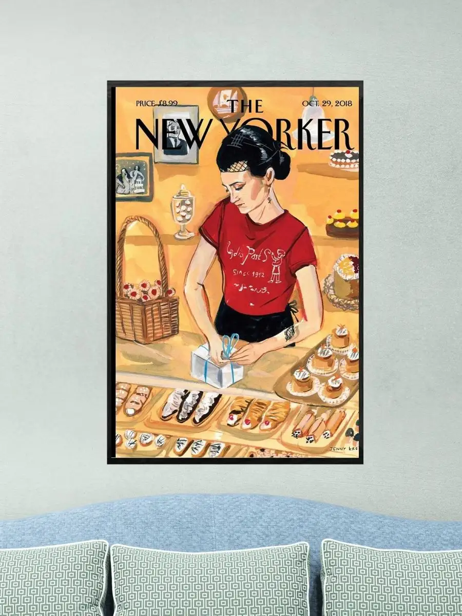 

Постер в рамке, GoodKids, New Yorker, 60x90 см, art03-rpms282