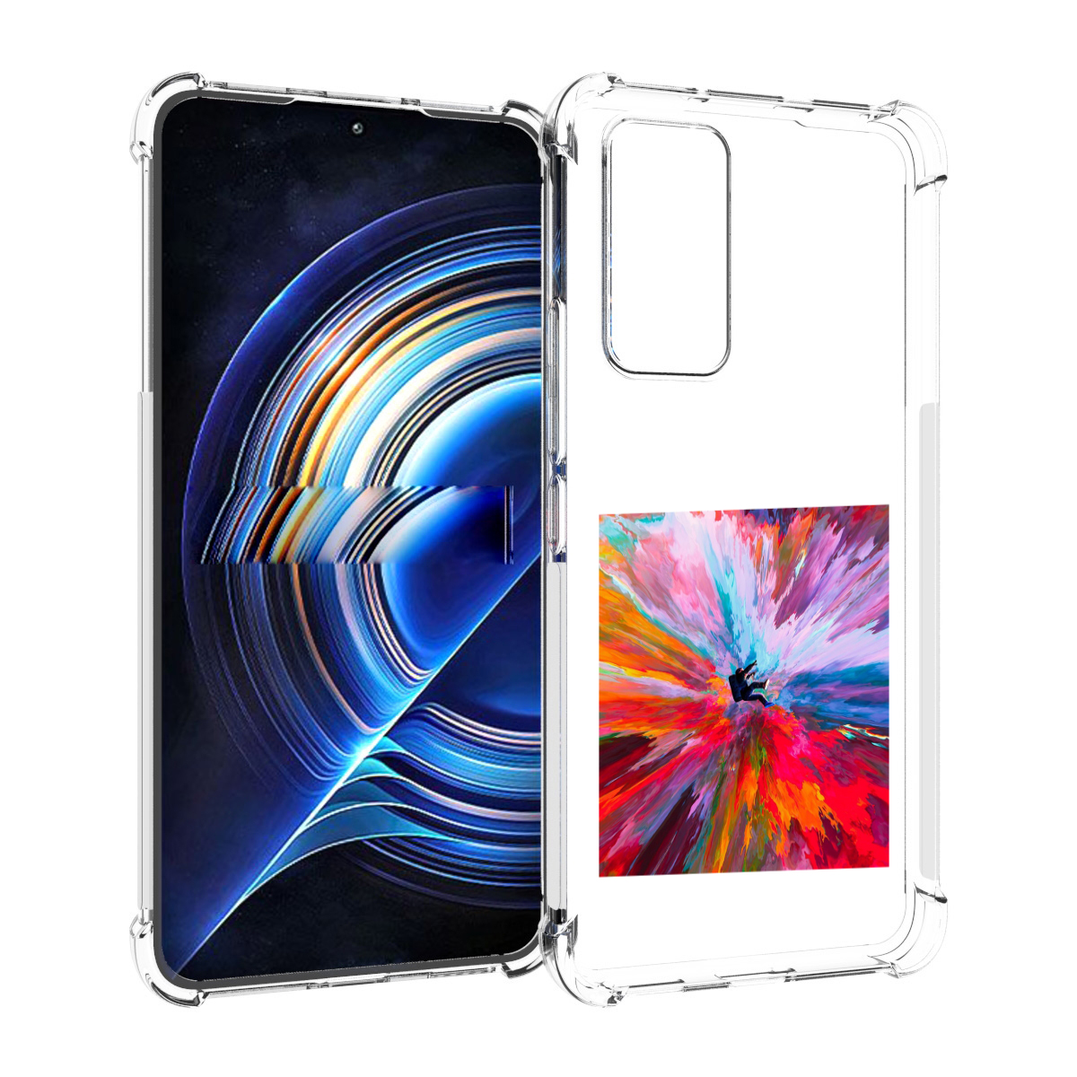 

Чехол MyPads красочный астранавт для Tecno Camon 19 Neo, Прозрачный, Tocco