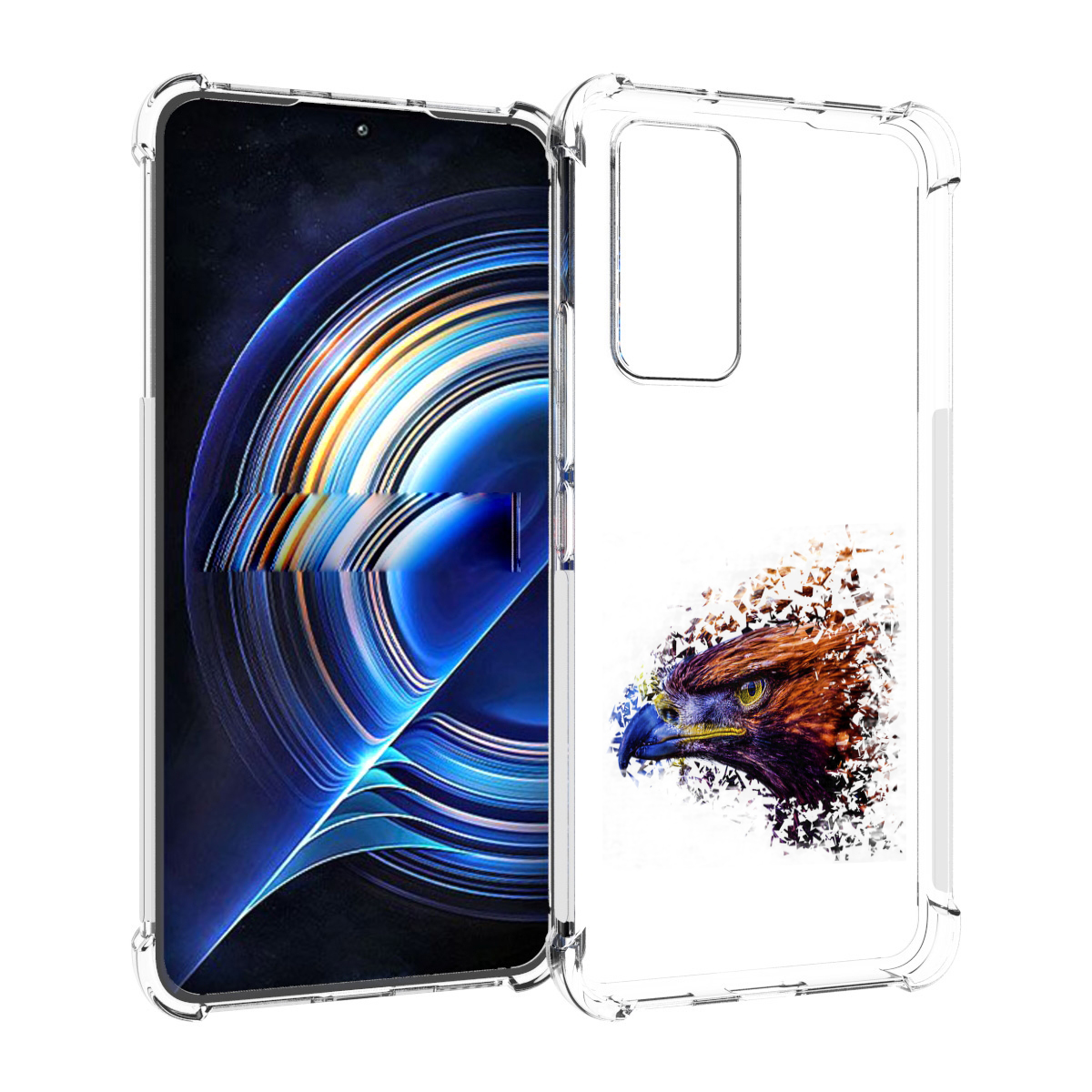 

Чехол MyPads красочный орел для Tecno Camon 19 Neo, Прозрачный, Tocco