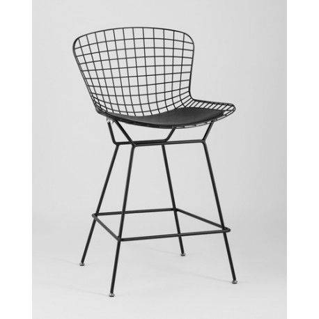 

Полубарный стул Stool Group, черный, Bertoia