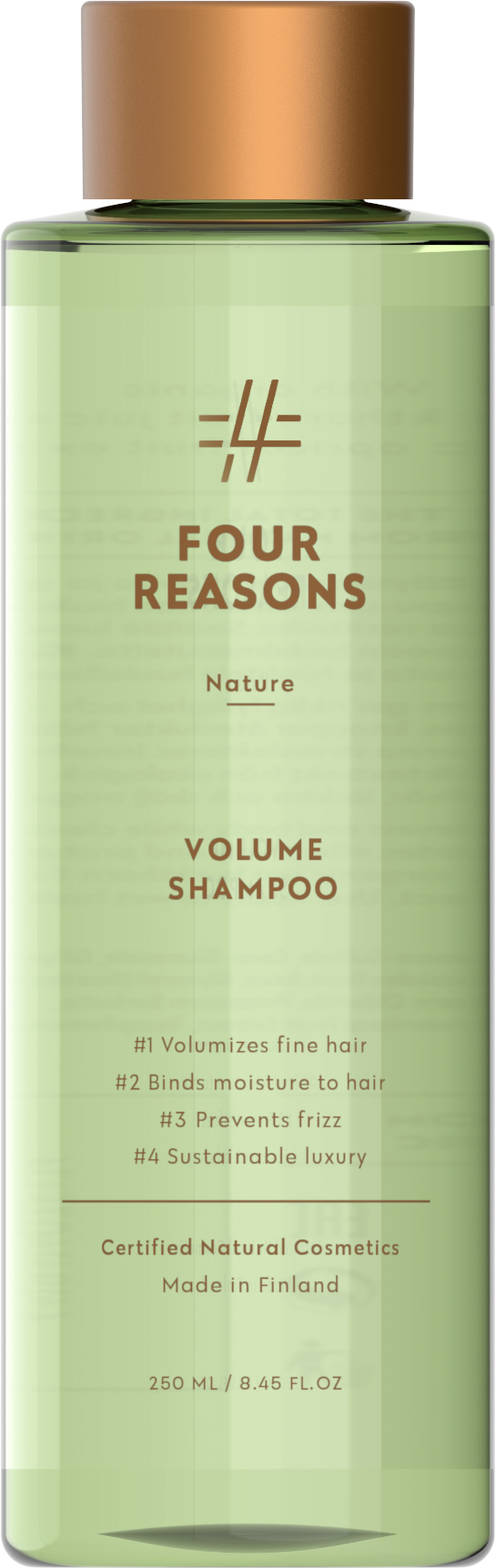 фото Шампунь для объема four reasons nature volume shampoo