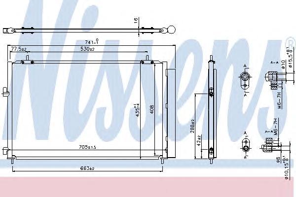 

Радиатор Кондиционера NISSENS 940349
