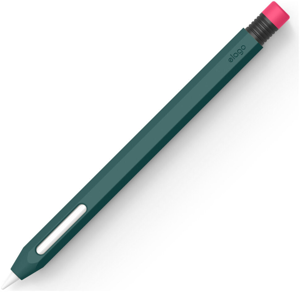 фото Чехол elago silicone case для apple pencil 2, цвет полночный зеленый (eapen2-sc-mgr)