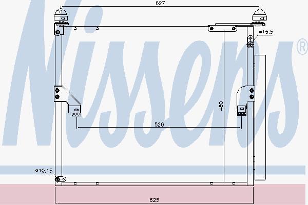 

Радиатор Кондиционера NISSENS 940508