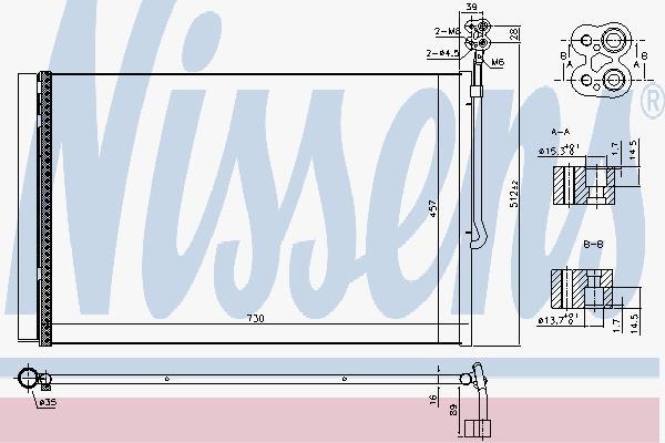 

Радиатор Кондиционера NISSENS 940415