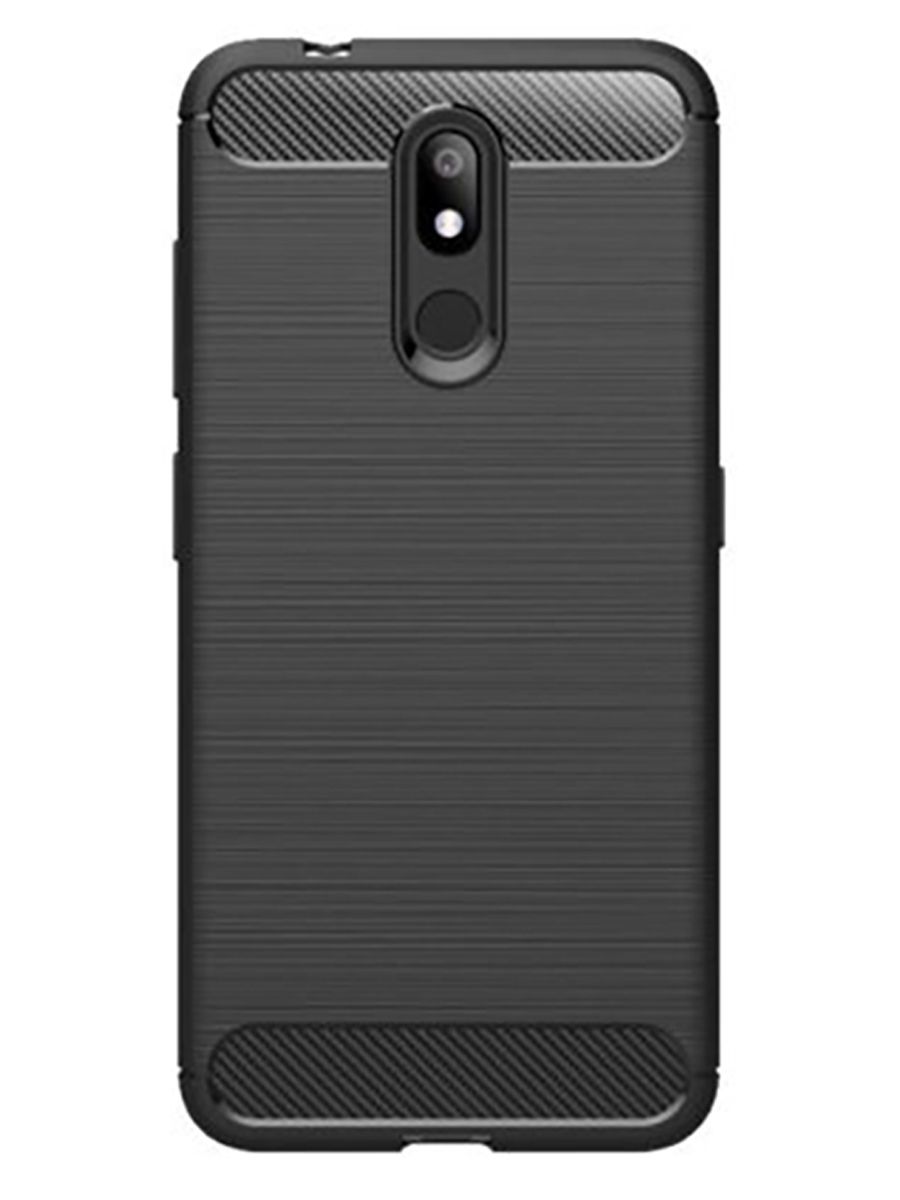 

Brodef Carbon Силиконовый чехол для Nokia 3.2 Черный