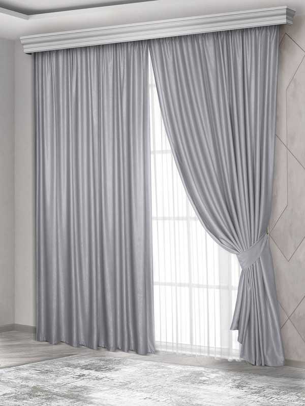 Комплект штор Raccolto Премиум Софт 250*270 2шт Серый