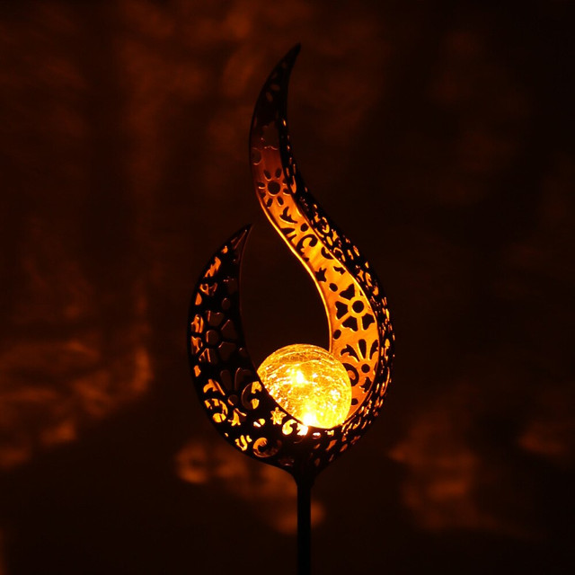 фото Винтажный светильник epecoled восточная свеча (на солнечной батарее)
