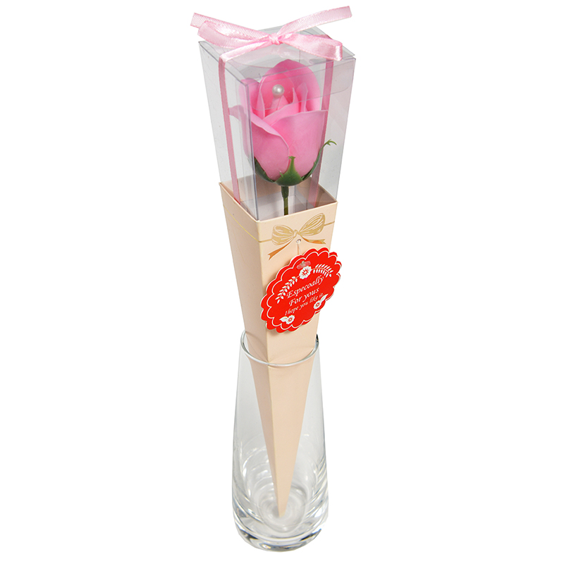 фото Мыльная роза из ароматизированного мыла especially for you, светло-розовая baziator