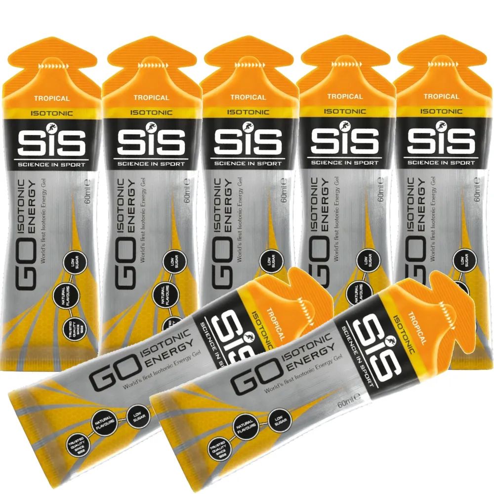 SCIENCE IN SPORT (SiS) Go Isotonic Energy Gels (60 мл) (Тропические фрукты)