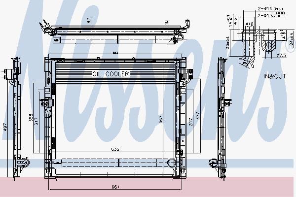 

Радиатор Кондиционера NISSENS 940394