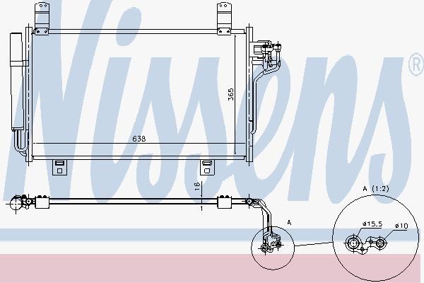 

Радиатор Кондиционера NISSENS 940326