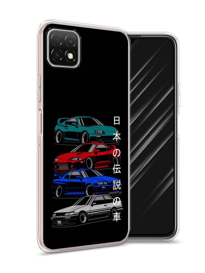 

Чехол Awog на Wiko T3 "JDM Legend cars", Разноцветный