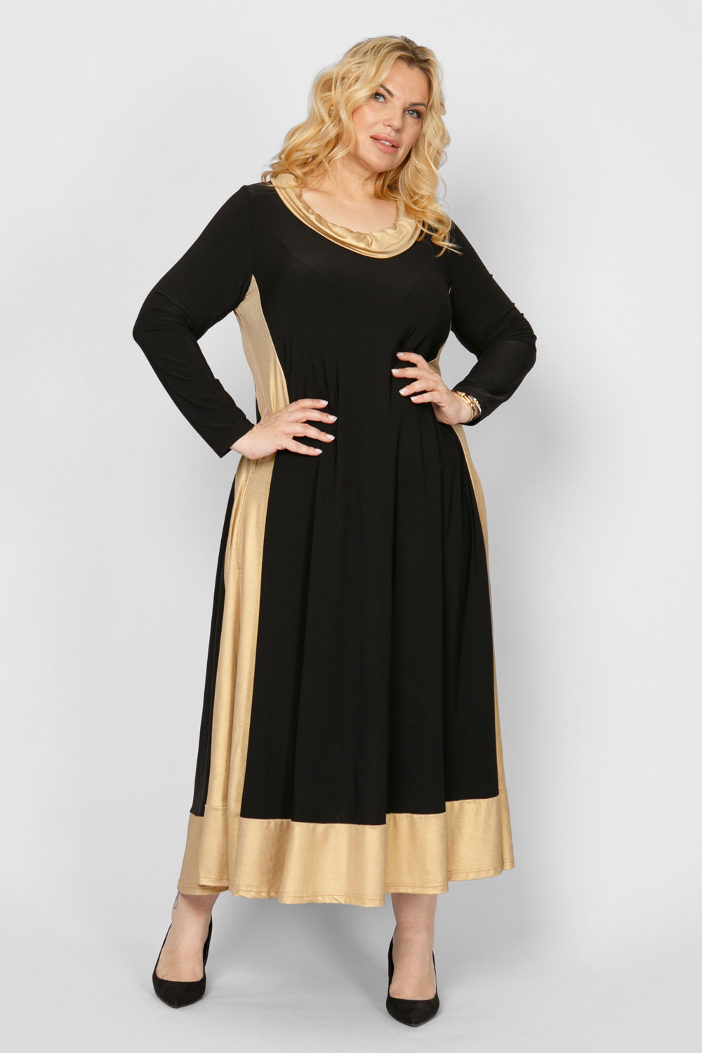 Платье женское ZORY ZPP33907BLK01 черное 64-66 RU