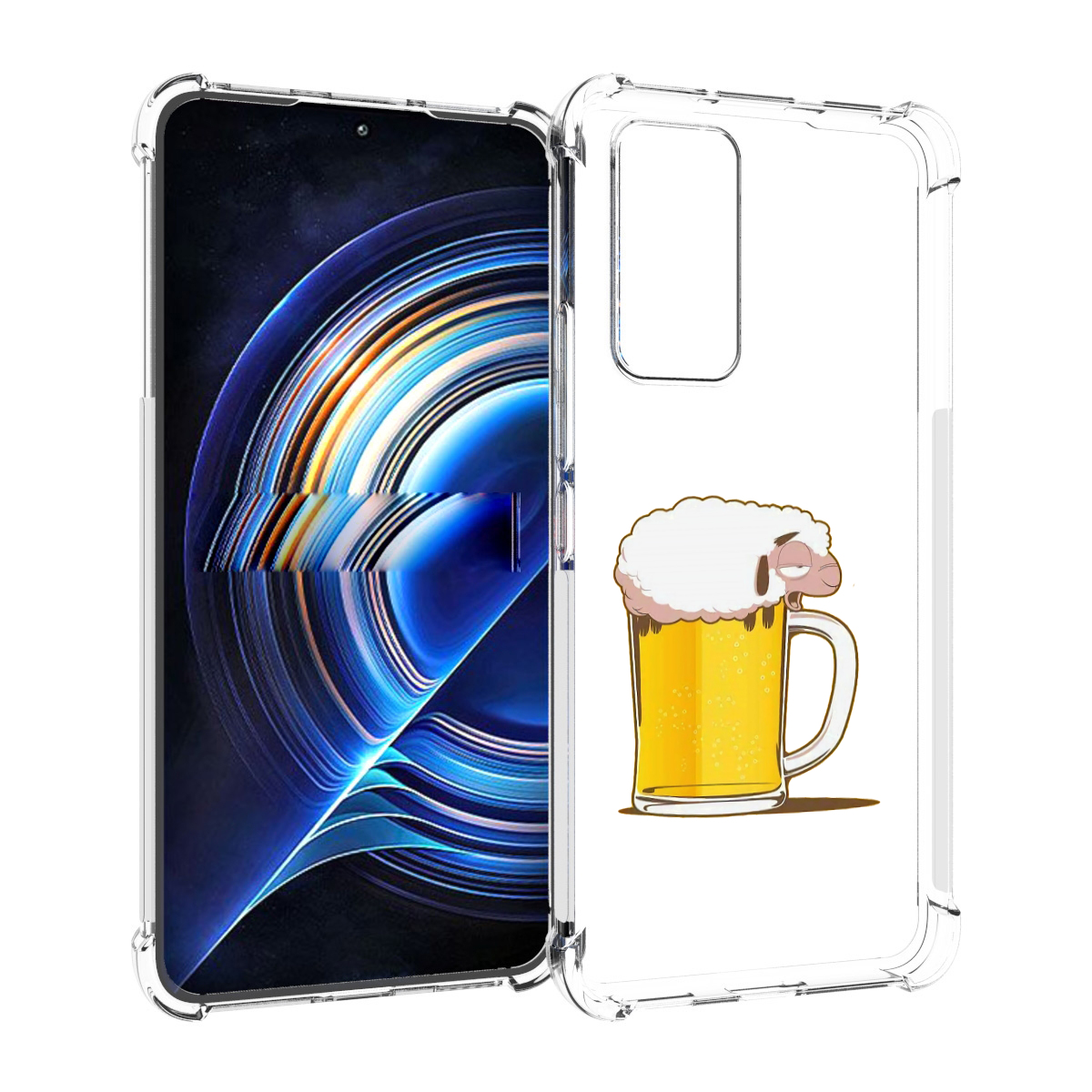

Чехол MyPads кружка пива для Tecno Camon 19 Neo, Прозрачный, Tocco