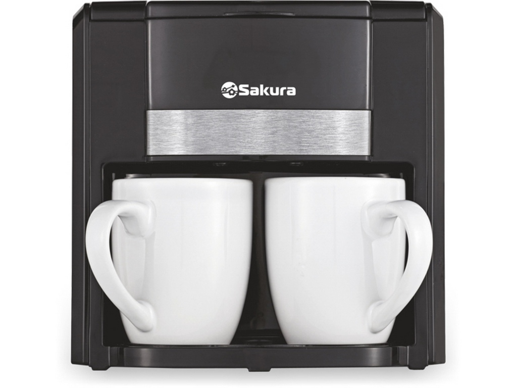 Кофеварка капельного типа SAKURA SA-6110BK Black кофеварка sakura sa 6116