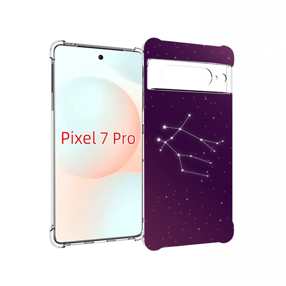 

Чехол Mypads Знак-Зодиака-Близнецы-4 Для Google Pixel 7 Pro, Прозрачный, Tocco