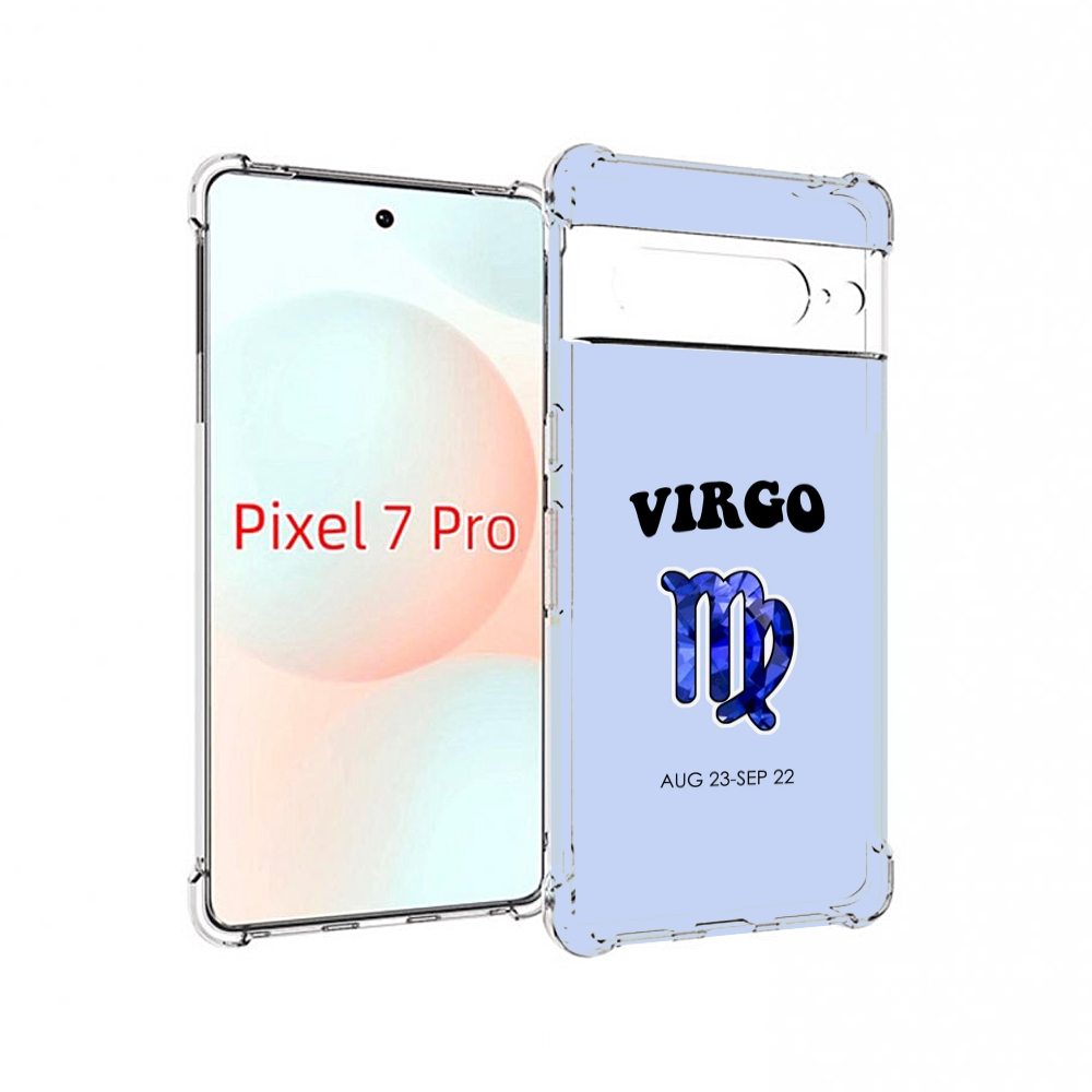 

Чехол Mypads Знак-Зодиака-Дева-1 Для Google Pixel 7 Pro, Прозрачный, Tocco