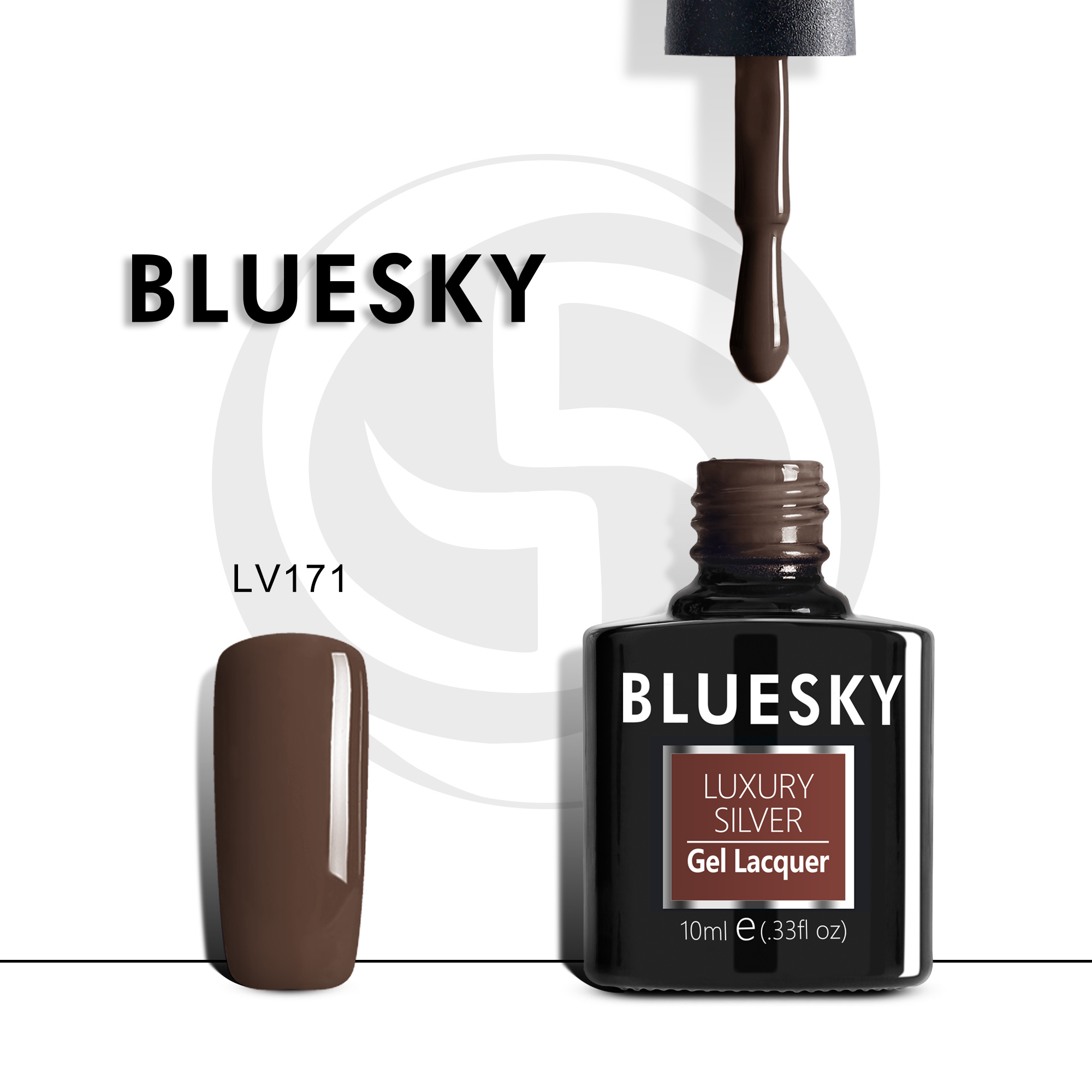 

Гель-лак №171 Luxury Silver 10 мл, BLUESKY