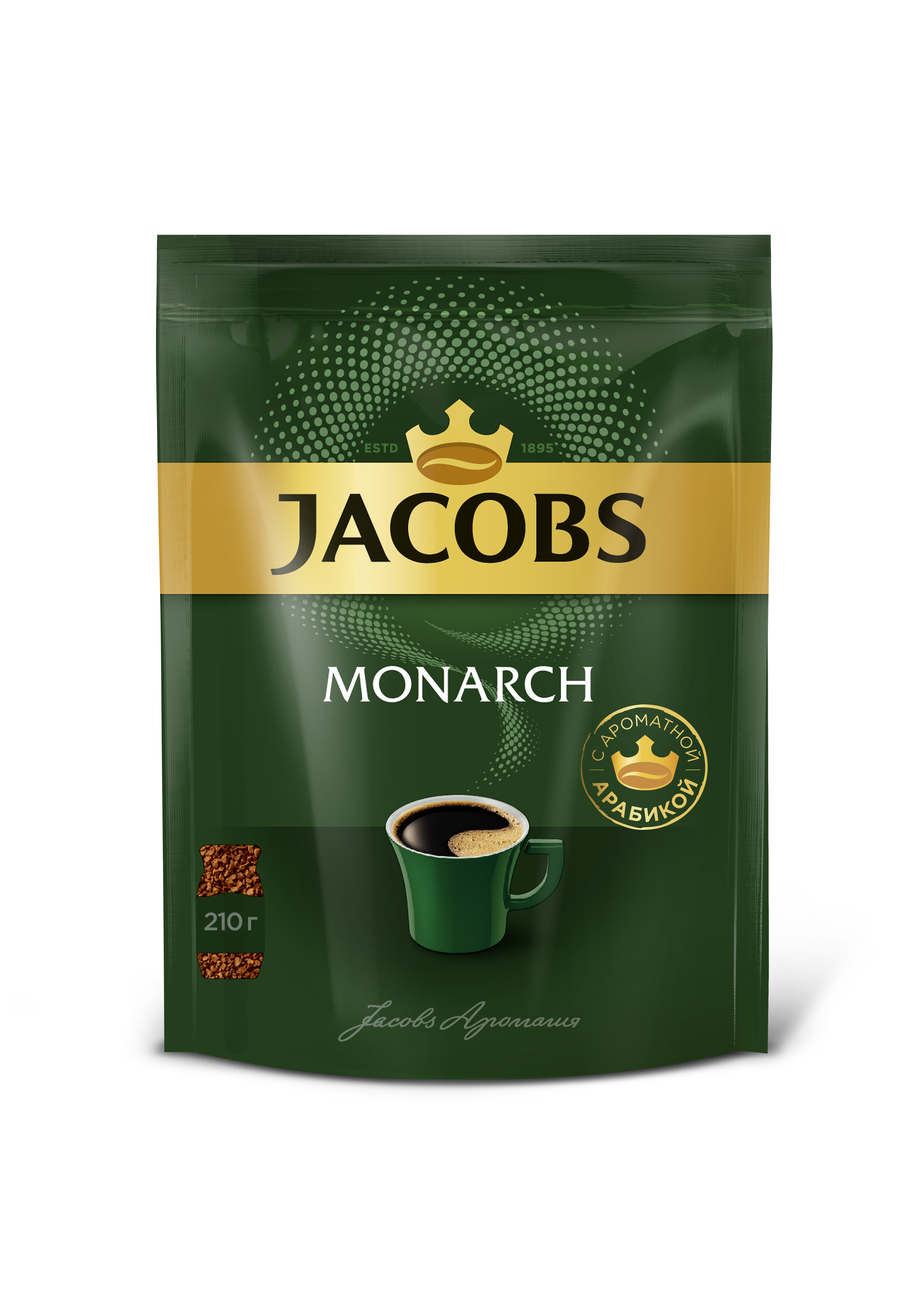 Jacobs кофе monarch нат раст субл 210г (120) фото