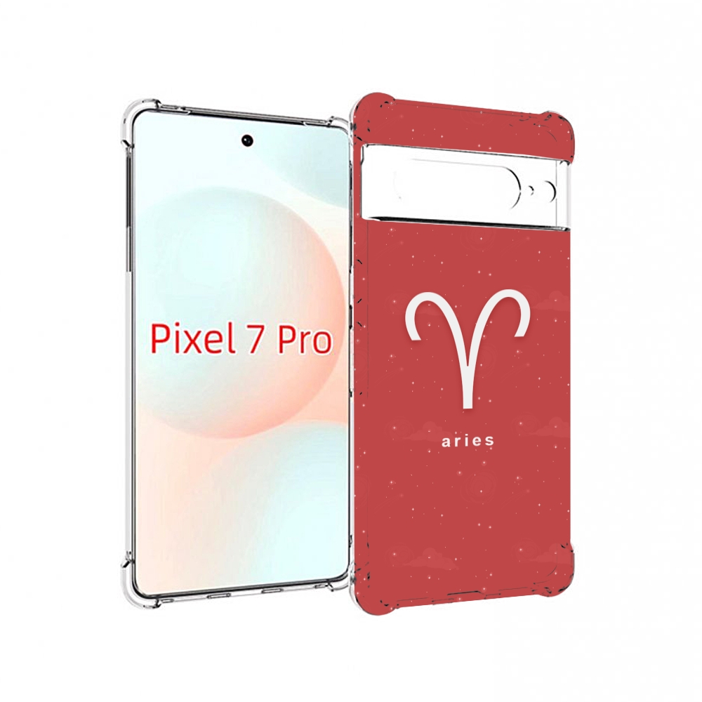 

Чехол Mypads Знак-Зодиака-Овен-5 Для Google Pixel 7 Pro, Прозрачный, Tocco