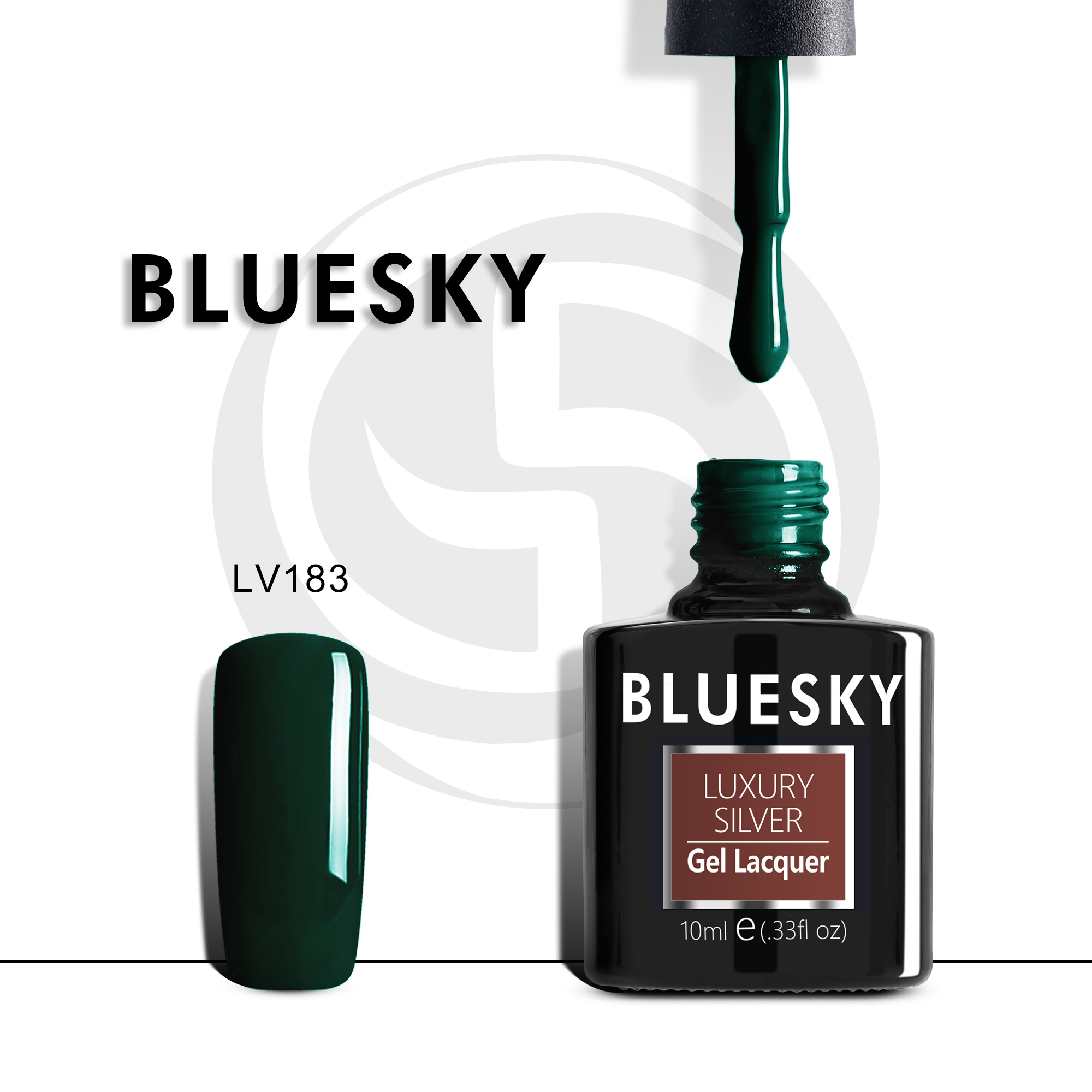 

Гель-лак №183 Luxury Silver 10 мл, BLUESKY