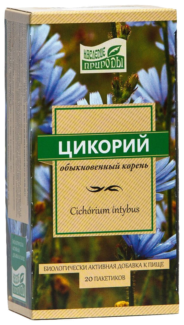 

Цикорий обыкновенный корень пакеты 20 шт. Наследие природы, Цикорий