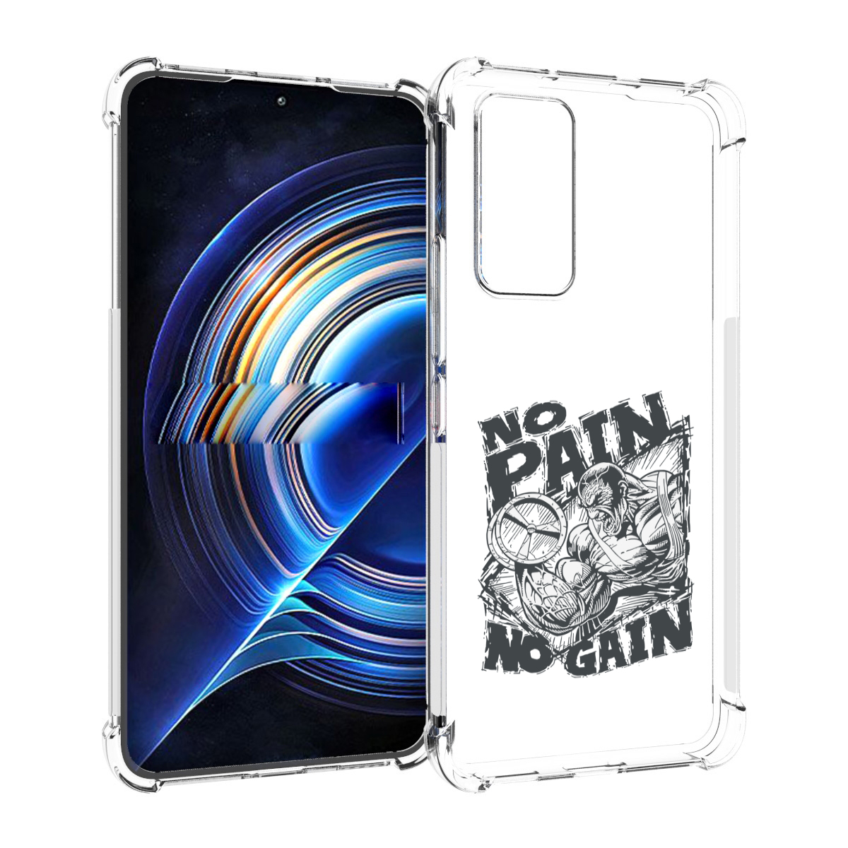 

Чехол MyPads бодибилдинг тяжелая работа для Tecno Camon 19 Neo, Прозрачный, Tocco
