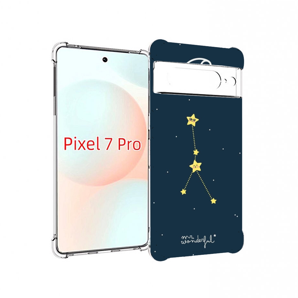 

Чехол Mypads Знак-Зодиака-Рак-3 Для Google Pixel 7 Pro, Прозрачный, Tocco