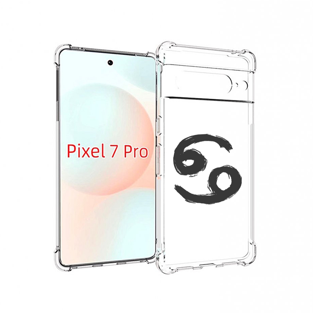 

Чехол Mypads Знак-Зодиака-Рак-6 Для Google Pixel 7 Pro, Прозрачный, Tocco